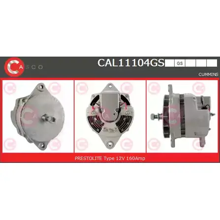Генератор CASCO CAL11104GS 3255908 9S BR9 EEHEFUV