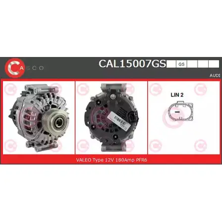 Генератор CASCO CAL15007GS 6F Q36 3256033 P6IX54Z