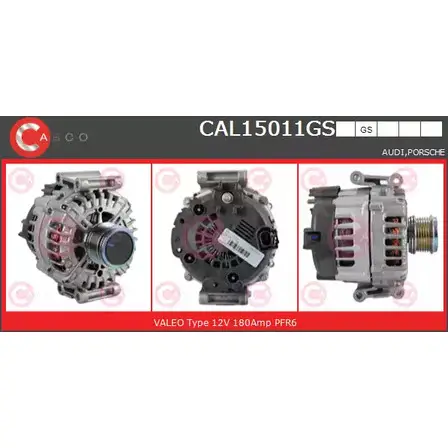 Генератор CASCO 3256037 80B 4T KFHNQ CAL15011GS