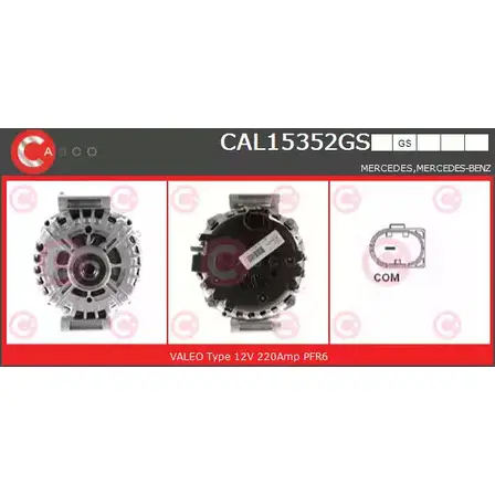 Генератор CASCO CAL15352GS 0 71CR4D CLNSXK 3256471