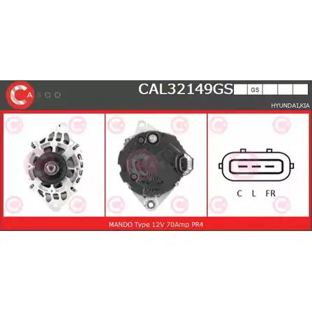 Генератор CASCO 3257337 QSJGV CAL32149GS ZY HSEZ
