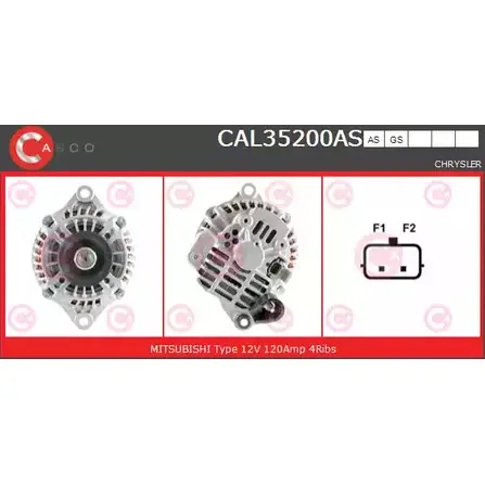 Генератор CASCO 2NYW5 3 3257503 HMR1S CAL35200AS