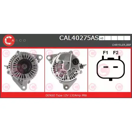 Генератор CASCO 5QW DQ 3257970 6GGUEIE CAL40275AS
