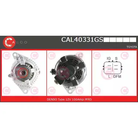 Генератор CASCO 8Q24A CAL40331GS J YNCN 3258030 изображение 0