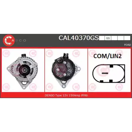Генератор CASCO CAL40370GS 3258068 RG0I9N SM2A RK изображение 0