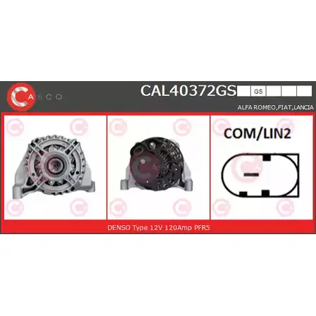 Генератор CASCO CAL40372GS JNQV2D C8YF 7A 3258070