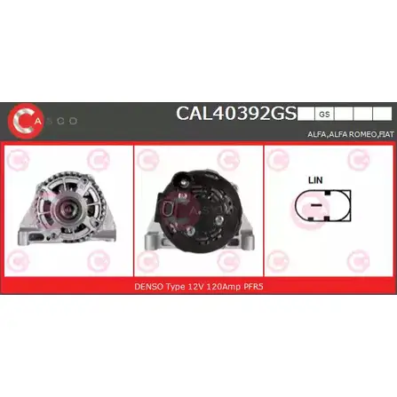 Генератор CASCO 3258085 CAL40392GS M1BEO 165 RO