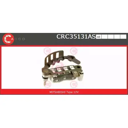 Диодный мост генератора CASCO 9T XMI4 BD8LH3 CRC35131AS 3259742 изображение 0