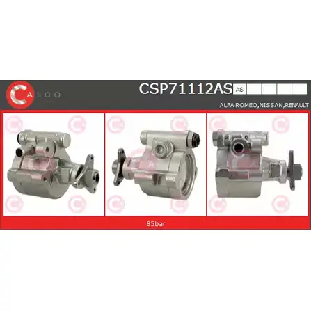Гидроусилитель, насос гур CASCO DBL9W A 3261324 CSP71112AS RRFVLR изображение 0