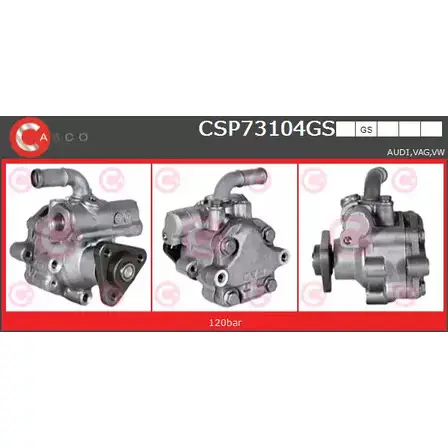 Гидроусилитель, насос гур CASCO FBA6KO 4P6 QV3 CSP73104GS 3261430