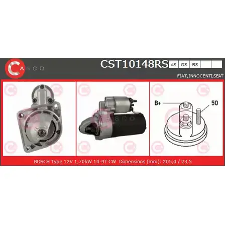 Стартер CASCO 3262062 CST10148RS 73QGX 0M CKN