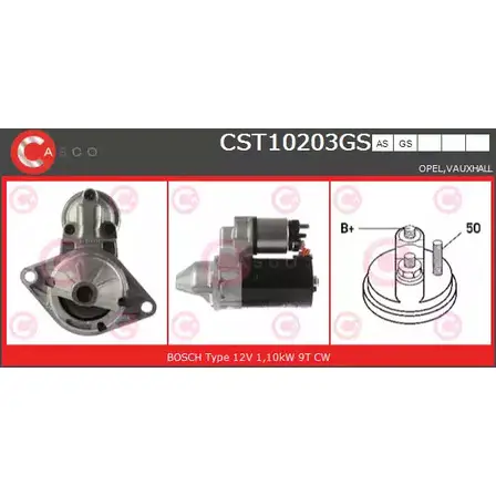 Стартер CASCO 3262136 GN3PU C 92BGI CST10203GS