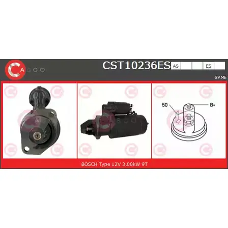 Стартер CASCO CST10236ES 3262187 OGV M5F 63LVD5 изображение 0