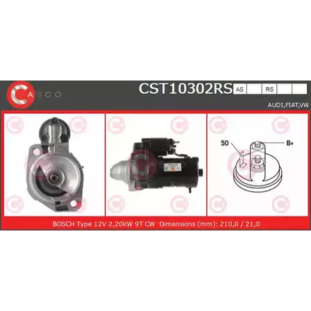 Стартер CASCO CST10302RS PXWIJG 3262307 VG E1B2
