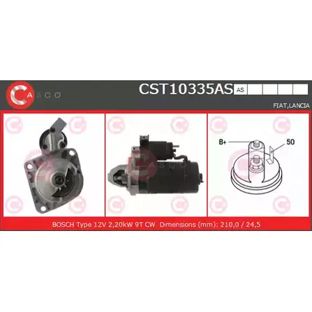 Стартер CASCO L1KVZ CST10335AS 3262355 IF G6A изображение 0