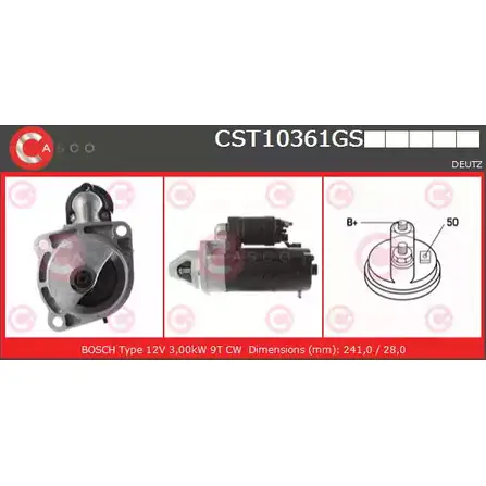 Стартер CASCO D1NOC8 3262387 D KYX0 CST10361GS