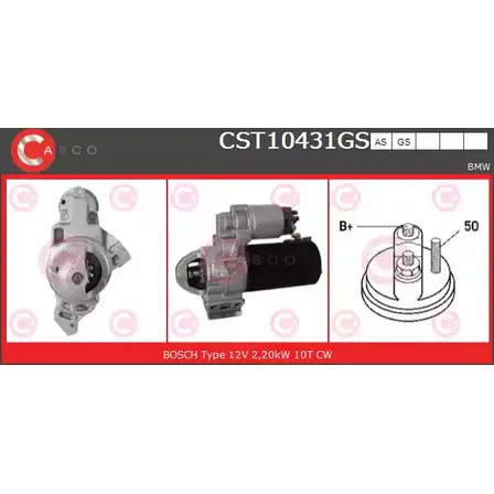 Стартер CASCO NVL S5QN CST10431GS RRMTT 3262473