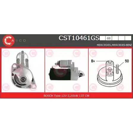 Стартер CASCO KWTG4A CST10461GS 9X VLRL 3262503