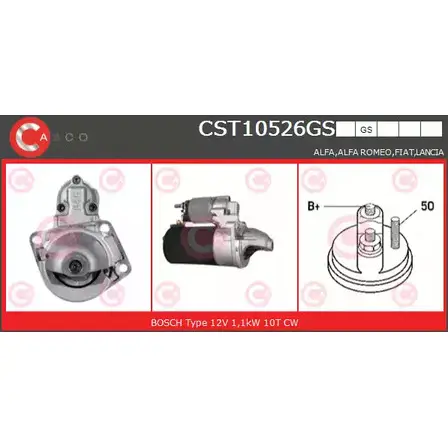 Стартер CASCO 3I 1W6 3262568 CST10526GS DJPM4U