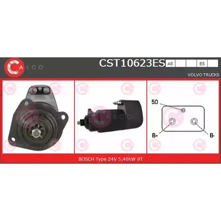 Стартер CASCO 3262653 CST10623ES D4 ER3 MD45N изображение 0