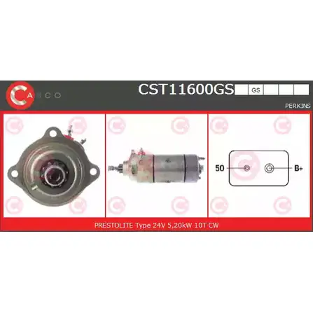 Стартер CASCO 3262900 CB OWW CST11600GS Z718I