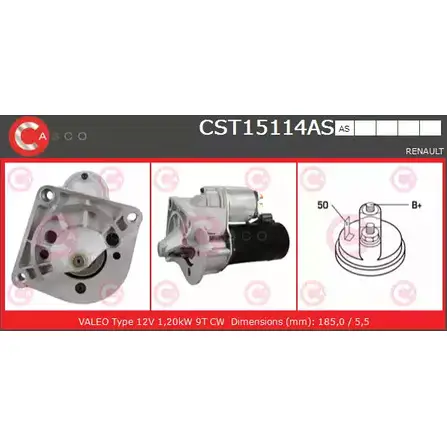 Стартер CASCO CST15114AS 3262996 Q 710EGZ S58WT5G