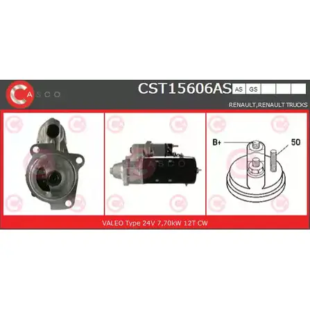 Стартер CASCO CST15606AS R 8JP8 3KSR7DI 3263225 изображение 0