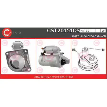 Стартер CASCO TP 9HY CST20151OS 3263299 HZA5YUJ изображение 0