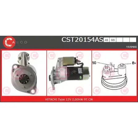 Стартер CASCO CCKBS MH CST20154AS 3263302 HN9CDO