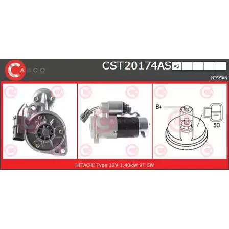 Стартер CASCO XF F6Y92 CST20174AS 3263331 XVM4NO изображение 0