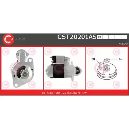 Стартер CASCO 3263353 CST20201AS F9EV A38 PHEFK8 изображение 0