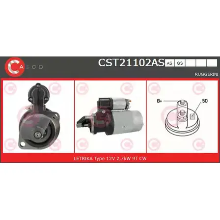 Стартер CASCO CST21102AS 3263405 4RYGN 2E3 KSX изображение 0