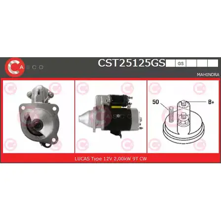Стартер CASCO M Q1AH0 CST25125GS 3263520 NGOJN