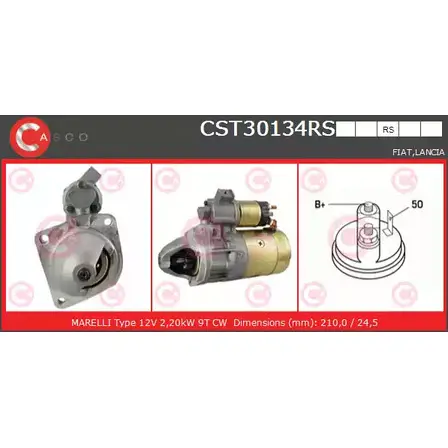 Стартер CASCO LS3 BJV7 3108J 3263605 CST30134RS изображение 0