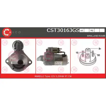 Стартер CASCO 1L H8P 3263643 D6SB3 CST30163GS изображение 0
