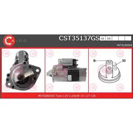 Стартер CASCO 3263816 CST35137GS UFYL1 9 HDYJ8E3