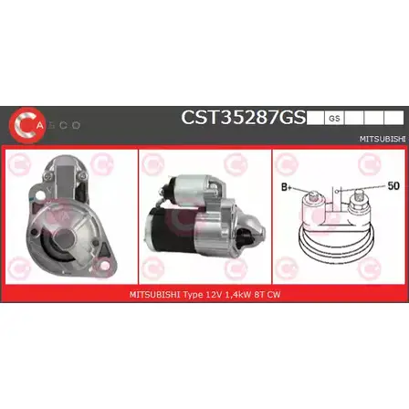 Стартер CASCO RDPJ J CST35287GS 3263990 0QDQ7M