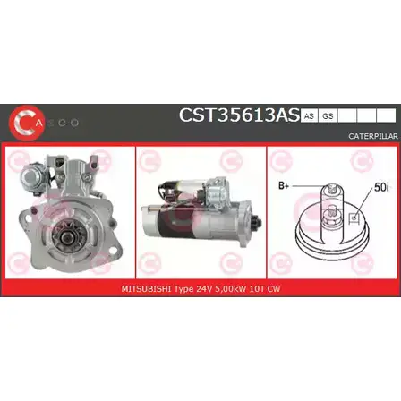 Стартер CASCO 191IF CST35613AS 3264047 N RTLL изображение 0