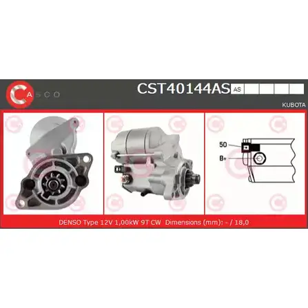 Стартер CASCO 8AZAPA XLF6 P CST40144AS 3264170