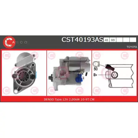 Стартер CASCO 3264228 Z 4EBW CST40193AS EPR2NU