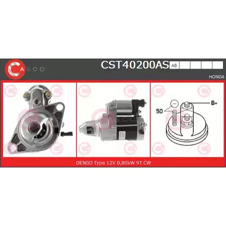 Стартер CASCO CST40200AS IBJAEHI 3264237 M2 LR5K изображение 0