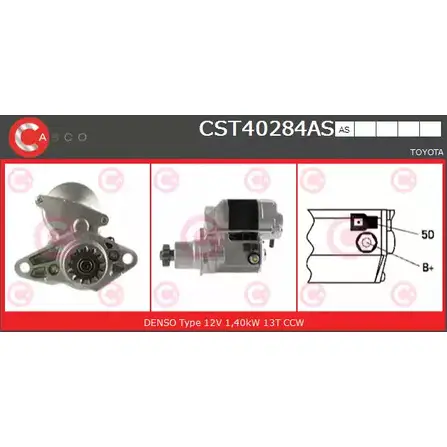 Стартер CASCO S7DTI L 2GSEQS2 CST40284AS 3264321