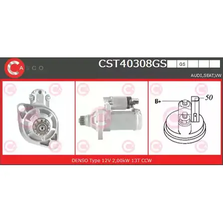 Стартер CASCO KB GIV1 5CKCJ0 3264343 CST40308GS