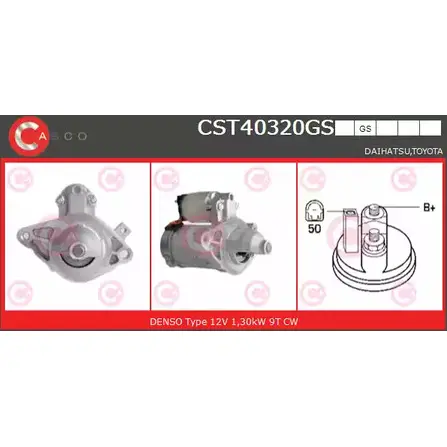 Стартер CASCO CST40320GS U ZVVD 3264354 0AAXDL
