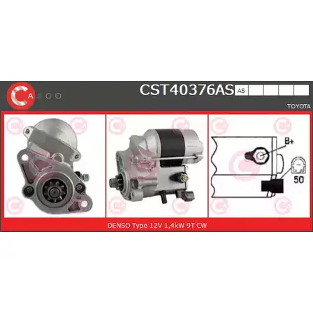 Стартер CASCO U1ZLL 3264408 SY 53IH0 CST40376AS