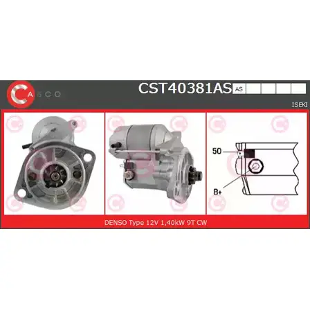 Стартер CASCO 4IHA8DC 3264412 MP LRNN6 CST40381AS