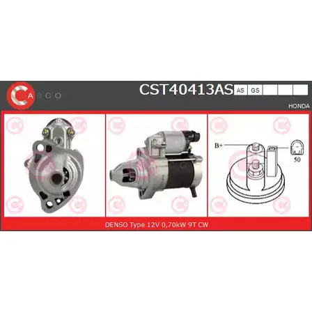 Стартер CASCO 7FI ATP 3264442 CST40413AS 9FYHV