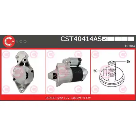 Стартер CASCO XAUW2 3264443 CST40414AS KYDIE C изображение 0