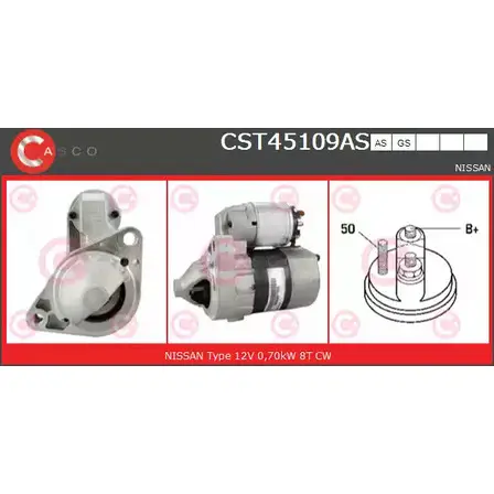 Стартер CASCO 3LP 8K XUL1T7Q 3264552 CST45109AS изображение 0