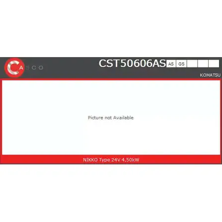 Стартер CASCO CQCBA LO GRVFGAU 3264614 CST50606AS изображение 0